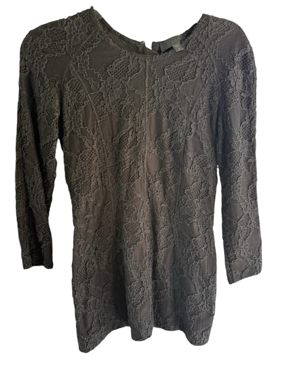 Vintage Burberry Prorsum Black Lace Mini Dress